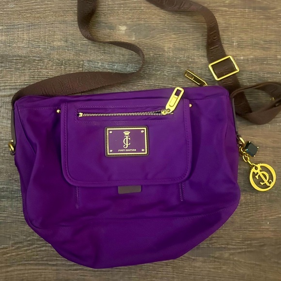 Juicy Couture Y2K bright purple crossbody in excellent vintage condition - Picture 14 of 16